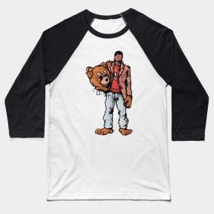 dropout bear face Baseball T-Shirt